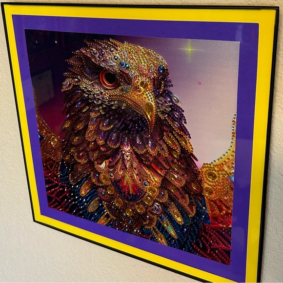 Finished Crystal Rhinestone Eagle Diamond Painting - Picture 4 of 4